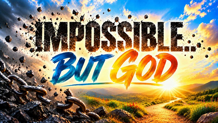 Impossible...But God &mdash; sermon graphic